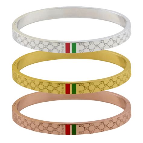 white gold gucci bangle|gold bangles for sale uk.